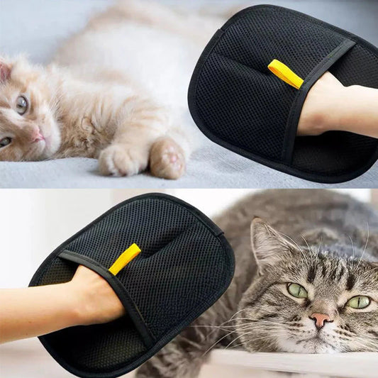 Gant Magique Anti-Poils Chien Chat - Toilettage facile et efficace Miaulou