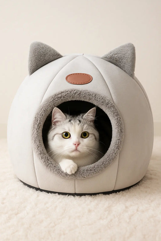 Lit Grotte Douillet Chat Miaulou